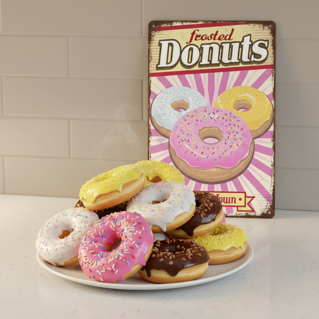 Frosted Donuts: Best in Town