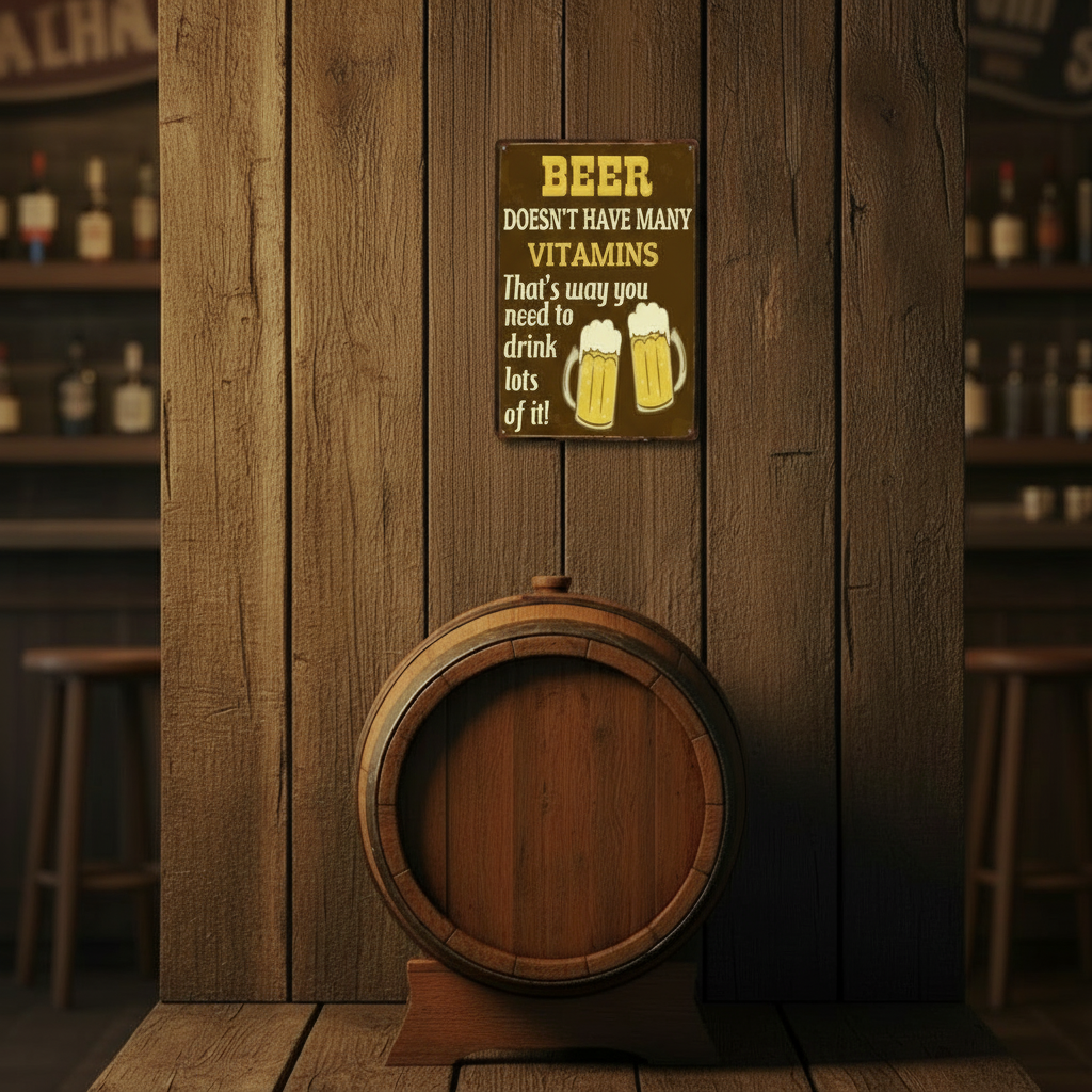 Beer Doesn't Have Many Vitamins