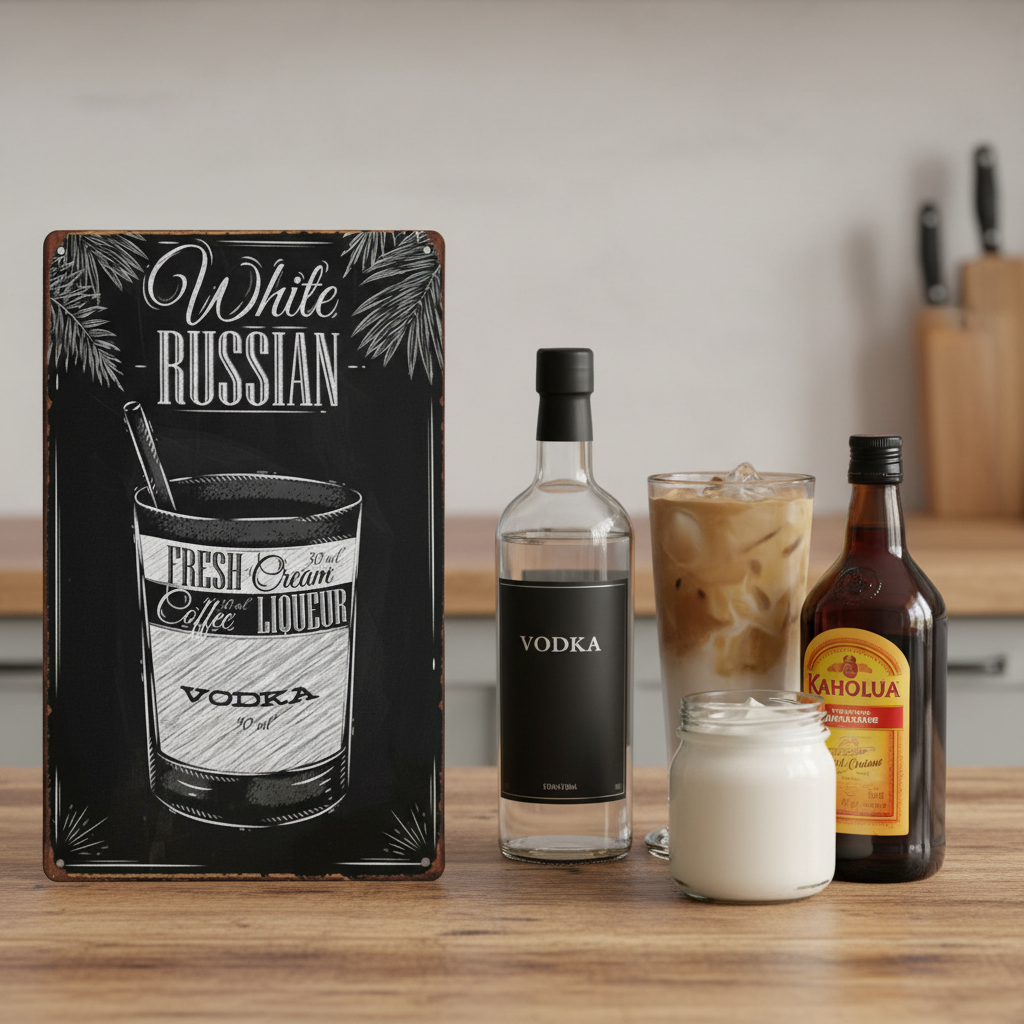 White Russian Cocktail