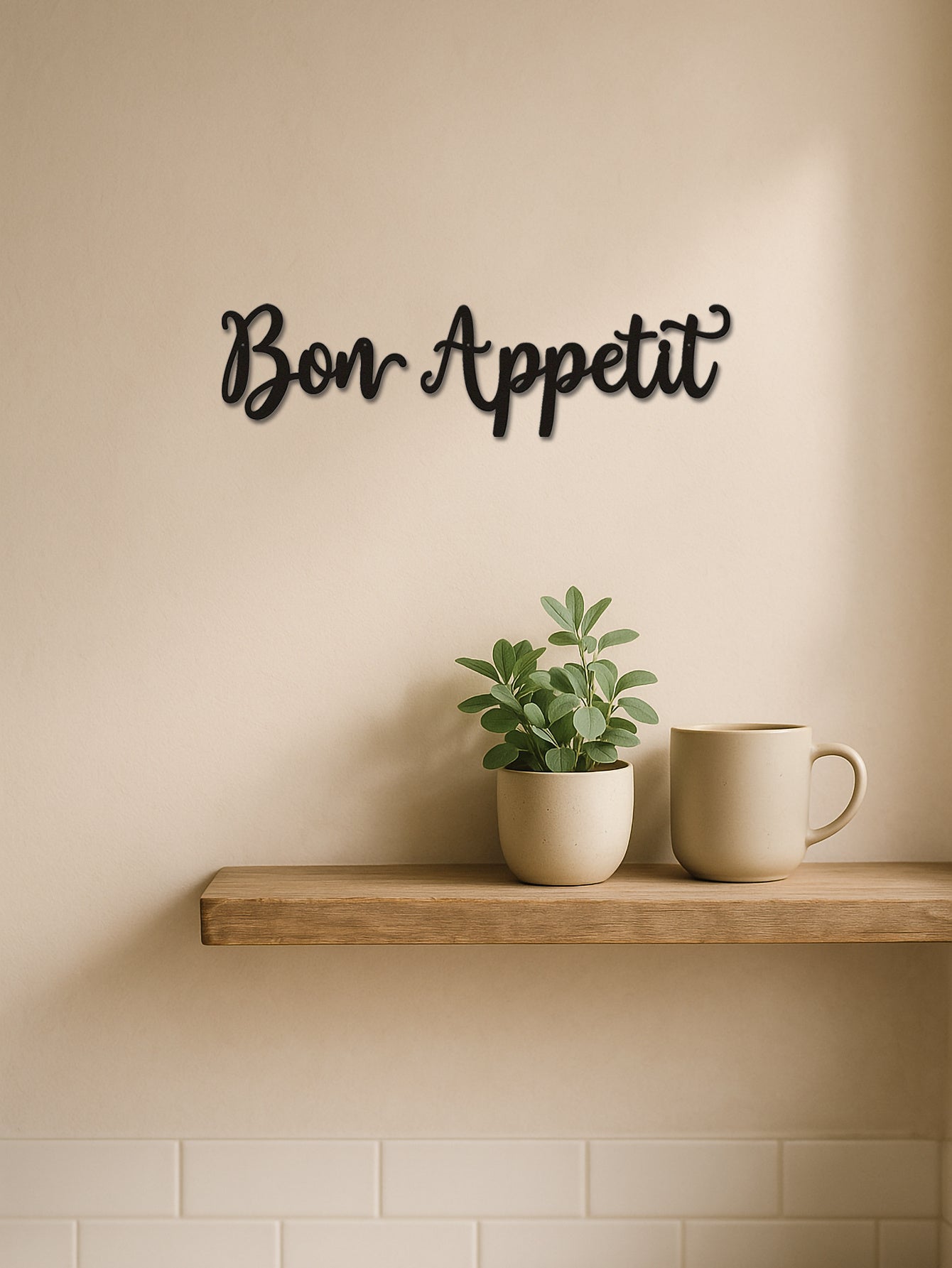 Bon Appetit Metal Wall Sign