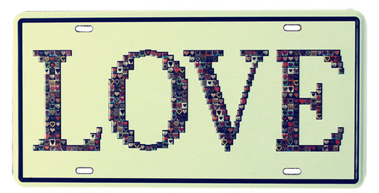 Love License Plate