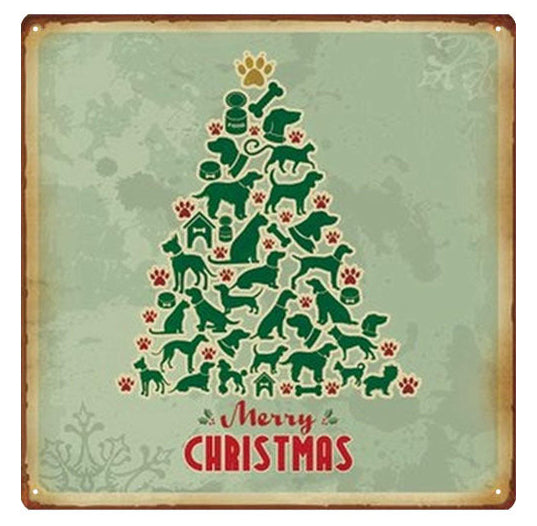 Merry Christmas - Dog-Themed Tree