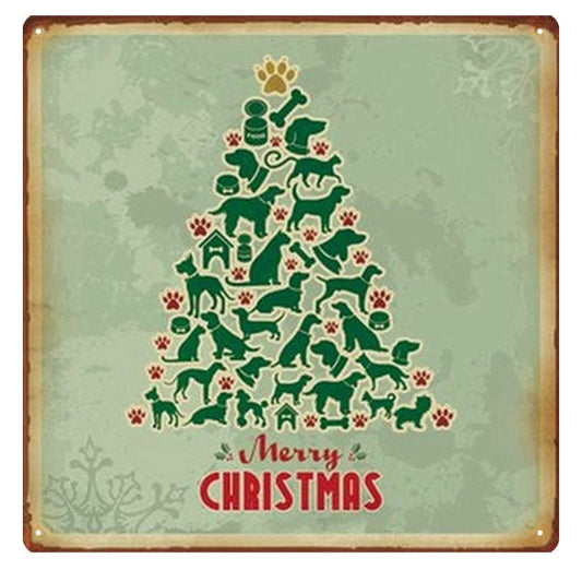 Merry Christmas - Dog-Themed Tree