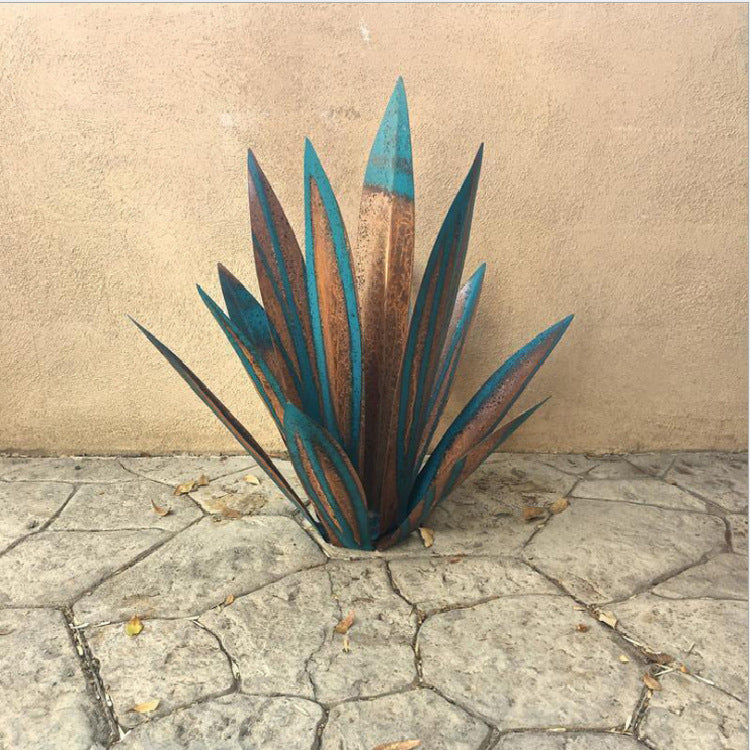 Agave Plant Rustic Sculpture