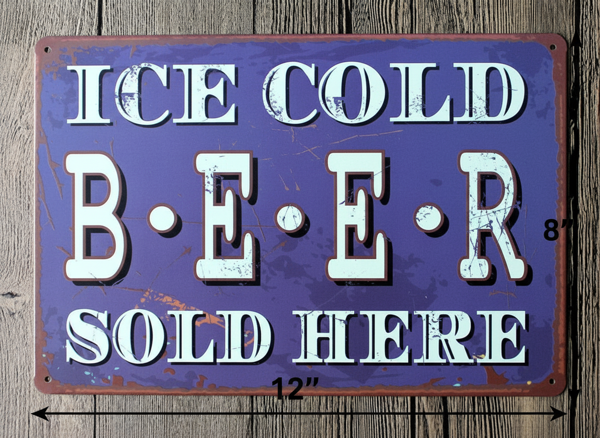Ice Cold Beer Sold Here
