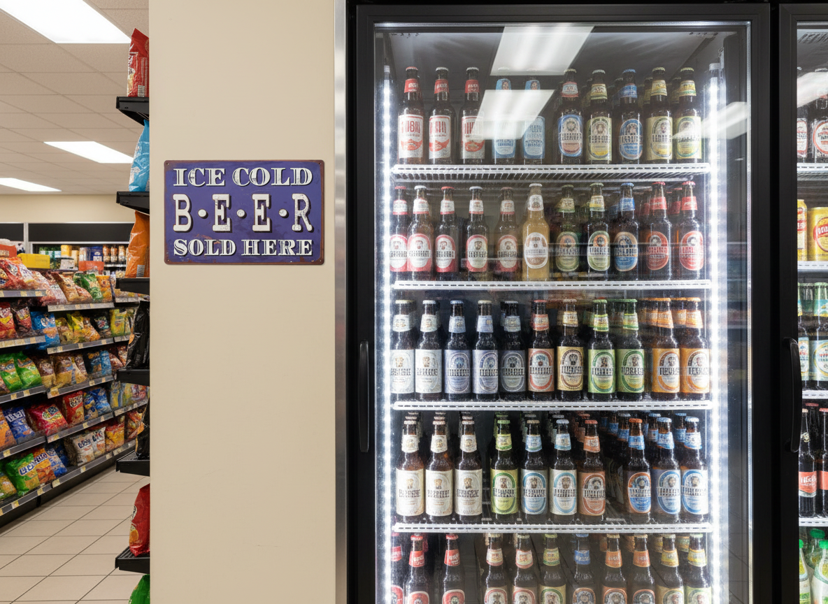 Ice Cold Beer Sold Here