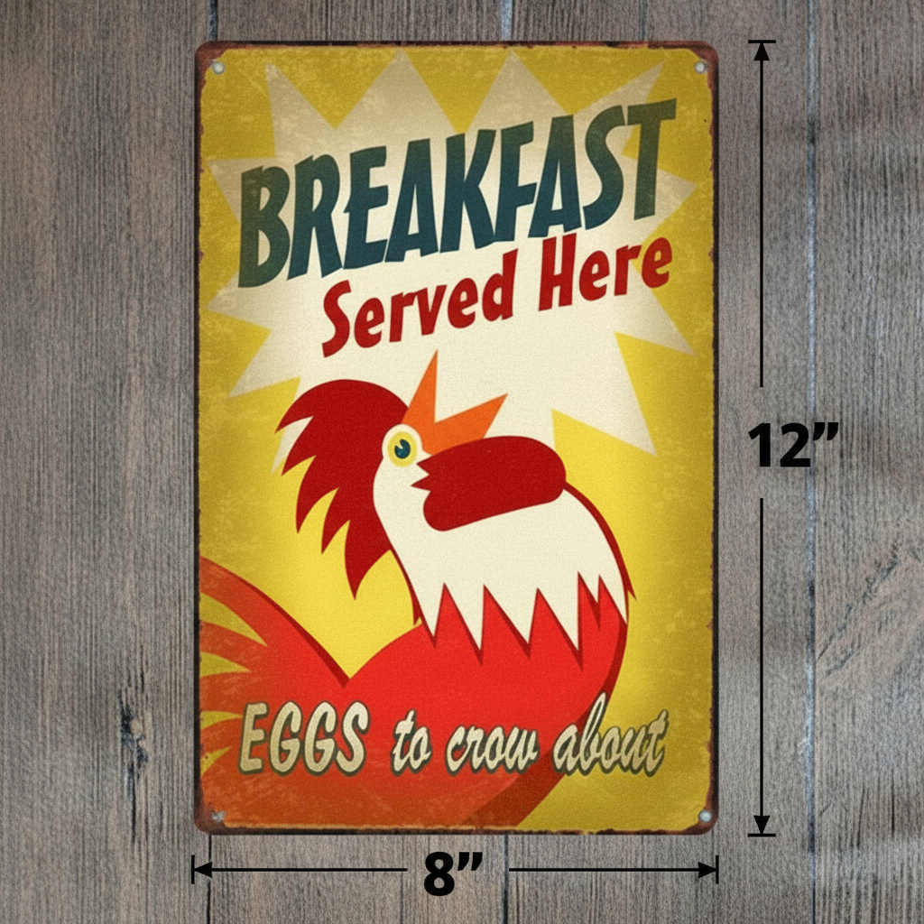Breakfast Served Here, Eggs to Crow About