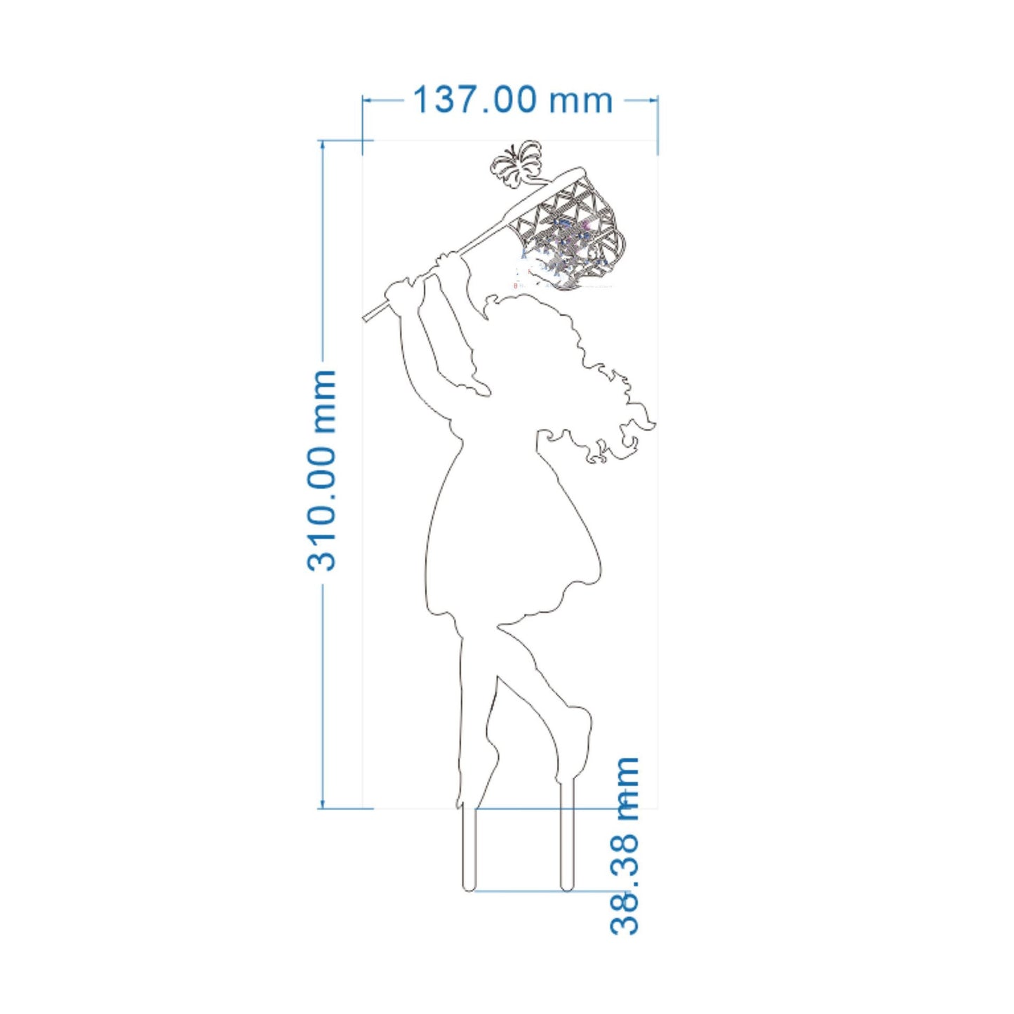 Boy and Girl Catching Butterflies