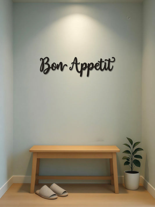 Bon Appetit Metal Wall Sign