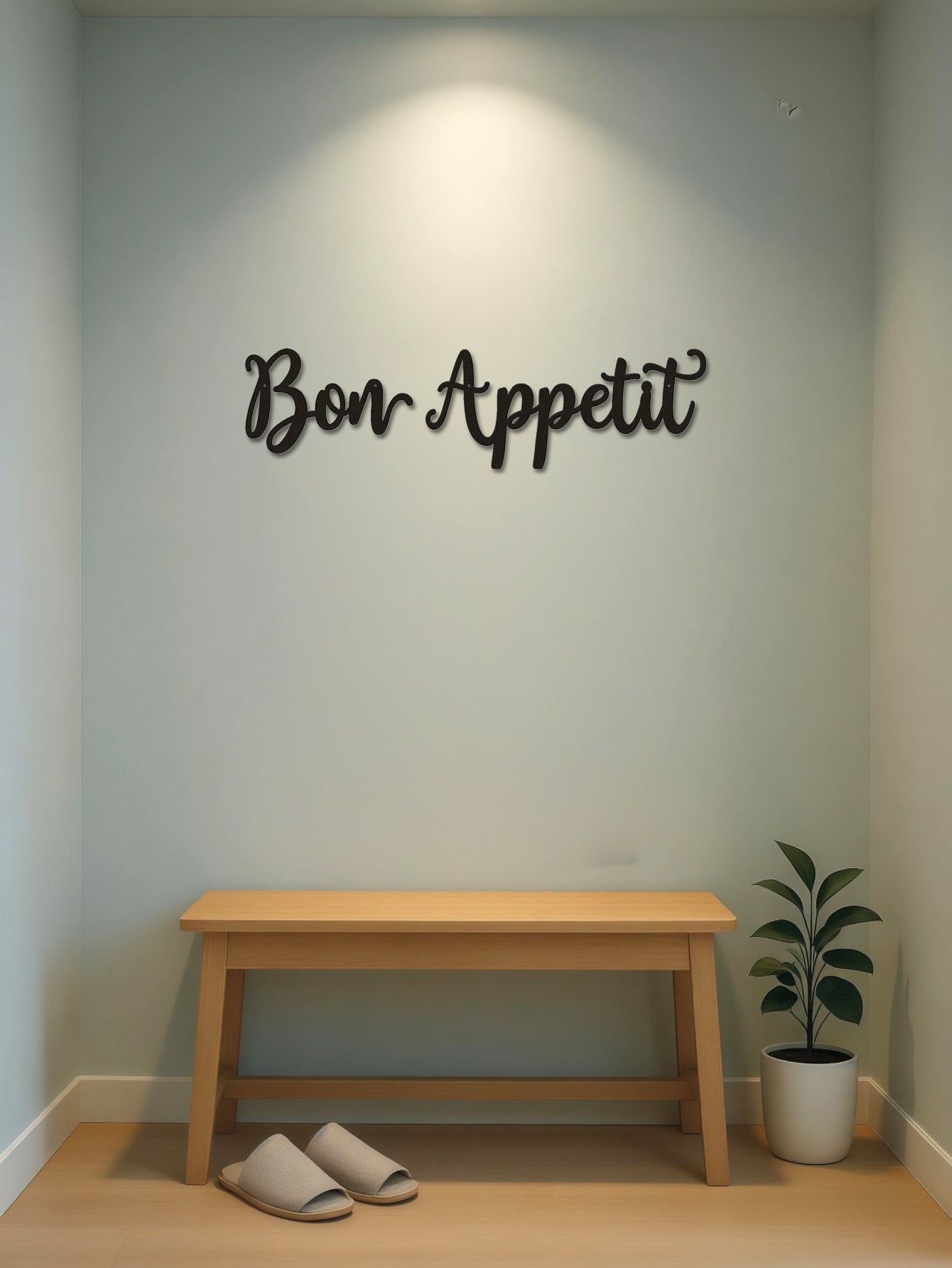 Bon Appetit Metal Wall Sign