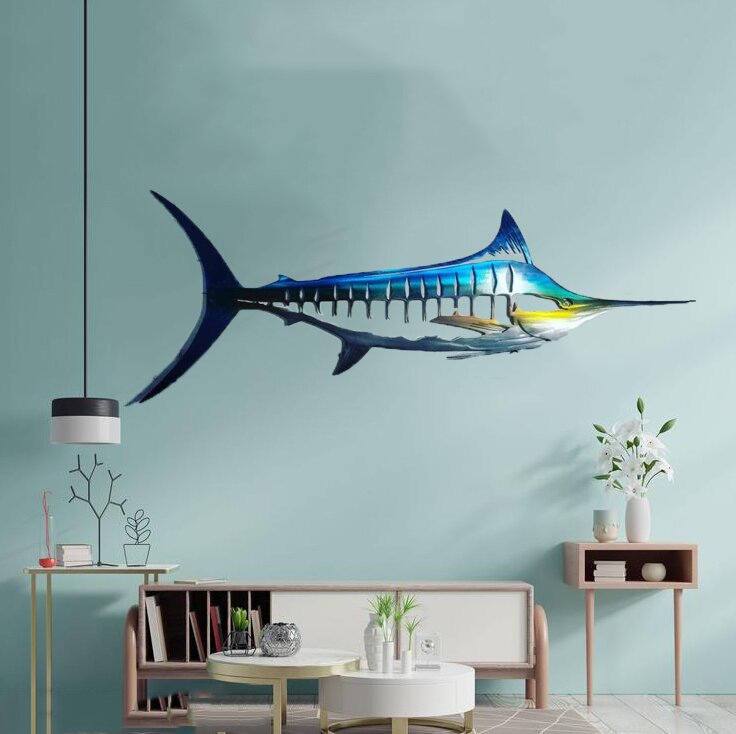 Swordfish Metal Wall Sculpture
