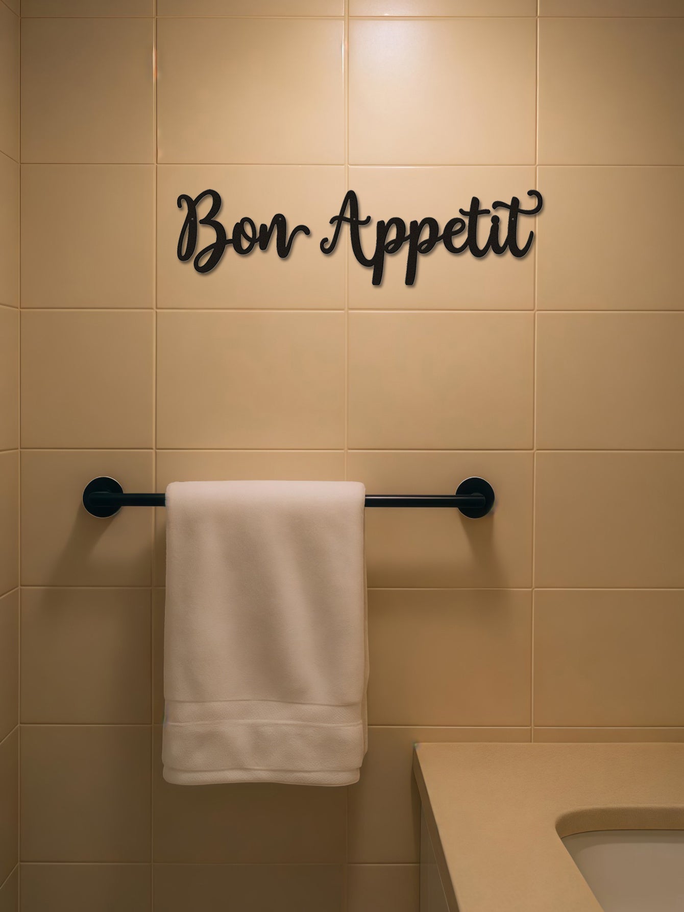Bon Appetit Metal Wall Sign