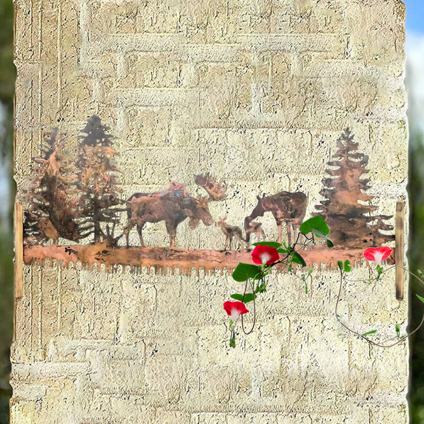 Moose on Cross-cut Saw